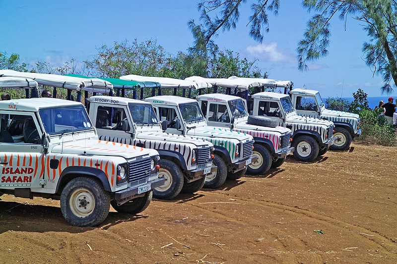 Barbados Island Safari cart roads