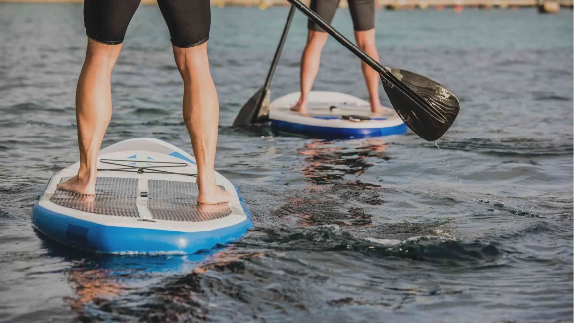 Paddle boarding