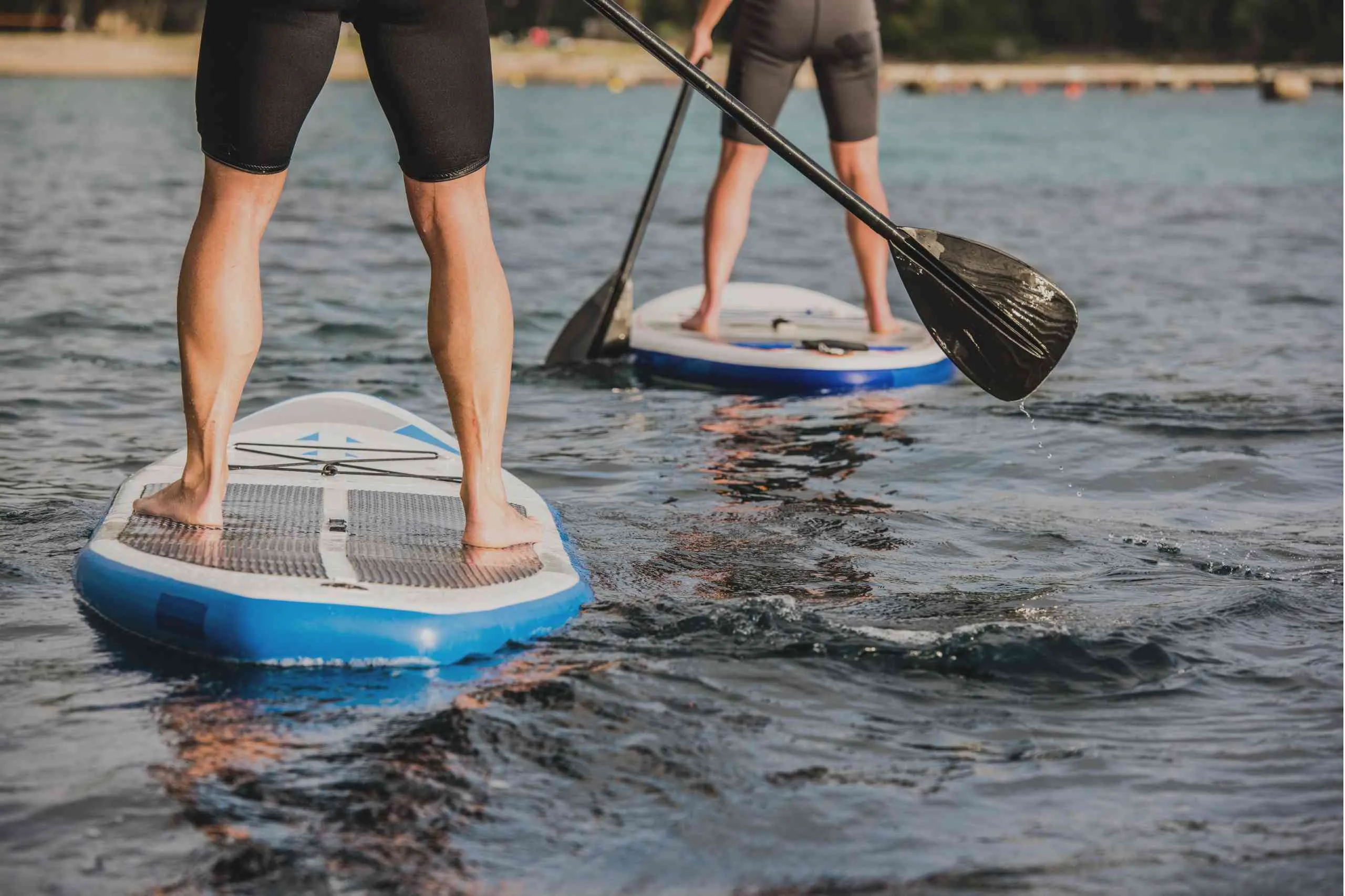 Paddle boarding